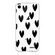 Evetane Coque iPhone Xr 360 intégrale transparente Motif Coeurs Noirs Tendance Coque iPhone Xr 360 intégrale transparente Coeurs Noirs Tendance