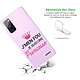 Avis Evetane Coque Samsung Galaxy S20 FE 360 intégrale transparente Motif Je suis une princesse Tendance