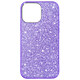 Avizar Coque iPhone 13 Paillette Amovible Silicone Semi-rigide violet - Coque à paillettes spécialement conçue pour votre iPhone 13.