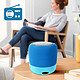 Avis Avizar Mini Enceinte Bluetooth 5.0 Puissance Sonore 5W Radio FM Micro et Dragonne WSY01  bleu