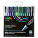 POSCA Set de 8 Marqueurs PC5M Pointe conique moyenne Assortis Froid Marqueur craie