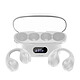 LinQ Écouteurs Bluetooth Conduction Aérienne Sans Fil Design Clip On Micro Blanc - Écouteurs Bluetooth blanc LinQ avec la technologie de conduction aérienne, pour profiter de vos chansons tout en restant attentif