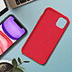 Avis Avizar Coque iPhone 11 Silicone Semi-rigide Mat Finition Soft Touch Rouge