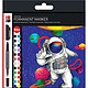 MARABU Marqueur permanent Graphix 'HERO OF GALAXY', étui 24 Marqueur permanent