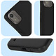 Avizar Coque  pour Nokia C12 en Silicone souple série Classic Case Noir pas cher