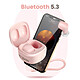 Avis Écouteurs sans fil Bluetooth 5.3 So Seven Rose design Ultra Compact