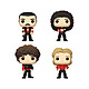 Queen - Pack 4 figurines POP!  Radio Gaga 9 cm Pack de 4 figurines POP! Queen, modèle Radio Gaga 9 cm.