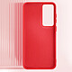 Avizar Coque pour Samsung Galaxy S24 Plus Semi-rigide Soft-touch Anti-traces Rouge pas cher