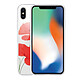 Avis Evetane Coque iPhone X/Xs silicone transparente Motif Coquelicot ultra resistant