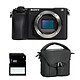 SONY ALPHA 6700 NOIR NU + Sac + SD 8 Go PROMO GARANTIE 3 ans. MATERIEL PROVENANCE SONY FRANCE. Emballage securisé de vos commandes. Livré avec Facture dont TVA.