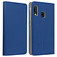 Avizar Étui Galaxy A20e Housse Portefeuille Porte-carte Support Vidéo - Bleu nuit - Housse Flip book cover spécialement conçue pour Samsung Galaxy A20e