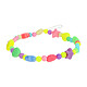 Avizar Bijou de Téléphone Bracelet à Cœur et Étoiles multicolore Collection Summer Bracelet de téléphone façon Homemade des plus originaux, de la collection Summer