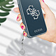 Avis Guess Coque pour iPhone 12 Pro Max Bi-matière 4G Charms  Transparent Logo argent