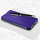 Avis Avizar Housse pour Samsung Galaxy S21 Ultra Clapet translucide Design Miroir Support Vidéo Violet