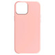 Moxie Coque pour iPhone 15 Semi-rigide Intérieur Microfibre Bords Surélevés Rose Champagne - Coque Rose Clair bi-matière de la collection BeFluo, conçue par Moxie pour votre iPhone 15