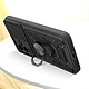 Acheter Mayaxess Coque pour Samsung Galaxy S24 FE Bague Support Cache Caméra Coulissant Noir