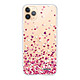 Evetane Coque iPhone 11 Pro silicone transparente Motif Confettis De Coeur ultra resistant Coque iPhone 11 Pro silicone transparente Confettis De Coeur ultra resistant Protection housse Motif Ecriture Tendance