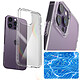 Spigen SGP Coque Spigen iPhone 14 Pro Max Transparent ultra-clair Antichoc Série Ultra Hybrid pas cher