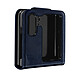 Avizar Coque pour Oppo Find N2 Flip Clapet avec Languette Magnétique  bleu nuit - Étui de la série Chesterfield spécialement conçu pour Oppo Find N2 Flip