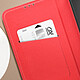 Avis Avizar Housse pour Samsung Galaxy S23 FE Cuir Véritable Porte-carte Rouge