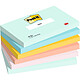 POST-IT Bloc-note adhésif Notes, 127 x 76 mm, Beachside Notes repositionnable