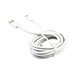 Muvit Câble Lightning vers USB 2.4A Spring Cable Charge et Synchronisation 3m Blanc Permet de recharger votre appareil et/ou de synchroniser ses données avec votre ordinateur ou tablette