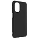 Avizar Coque Motorola Moto G51 5G Silicone Flexible Finition Mate Anti-traces Noir Coque de protection spécialement conçue pour Motorola Moto G51 5G