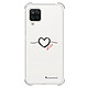 LaCoqueFrançaise Coque Samsung Galaxy A12 Silicone antichocs Solides coins renforcés  transparente Motif Coeur Noir Amour Coque Samsung Galaxy A12 Silicone antichocs Solides coins renforcés Protection Housse transparente Coeur Noir Amour