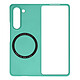 Avizar Coque MagSafe pour Samsung Galaxy Z Fold 5 Rigide Design Fin  Turquoise - Coque MagSafe turquoise conçue pour optimiser l'utilisation du Samsung Galaxy Z Fold 5