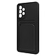 Avizar Coque pour Samsung Galaxy A53 5G Silicone Souple Porte-carte Fine Légère  Noir Coque combinant protection et praticité, conçue pour votre Samsung Galaxy A53 5G