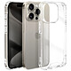 Avizar Coque pour iPhone 15 Pro Dos Rigide Coins Bumper Antichoc  Transparent Coque spécialement conçue pour votre Apple iPhone 15 Pro