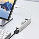 Avis Avizar Hub USB C 5 en 1 3 Ports USB et Lecteur carte SD Micro-SD  Argent