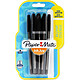 PAPER MATE Stylo à bille InkJoy 100, blister de 8, noir Stylo à bille