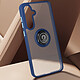 Avis Avizar Coque pour Samsung Galaxy S24 FE Bague Métallique Support Vidéo Bleu Nuit