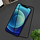 Acheter Force Glass Film pour iPhone 12 Mini Verre Organique Résistant Anti-traces  Noir