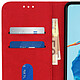 Avizar Housse Huawei P30 Lite Étui Folio Portefeuille Support Stand - Rouge pas cher