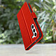 Avis Avizar Housse Samsung Galaxy S23 Plus Clapet Portefeuille Fonction Support Vidéo rouge Chesterfield