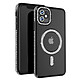 Avizar Coque Diamant pour iPhone 11 Protection MagSafe Contour Strass Noir Dos transparent laissant parfaitement visible la couleur d'origine de votre iPhone pour un look unique