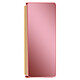 Avizar Coque pour Samsung Z Fold 2 Clapet Miroir Translucide Ultra-fin Rose gold Coque clapet clear view spécialement conçue pour Samsung Galaxy Z Fold 2