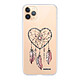 Evetane Coque iPhone 11 Pro 360 intégrale transparente Motif Attrape coeur Tendance Coque iPhone 11 Pro 360 intégrale transparente Attrape coeur Tendance