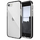 Raptic Coque pour iPhone SE 2022 EARTH Antichoc Noir transparent Résistante aux chocs et aux rayures