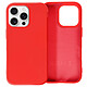 Avizar Coque pour iPhone 16 Pro Max Semi-rigide Soft-touch Anti-traces Rouge Bénéficie d'une finition soft-touch, pour un toucher agréable et une prise en main raffinée