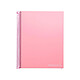 LIDERPAPEL Cahier spirale Jolly A4 280p 75g quadrillé 5x5mm microperforé 4 trous - Rose Cahier