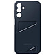 Samsung Coque d'origine Samsung Galaxy A15 4G et 5G Porte carte Bleu Nuit Dispose un compartiment discret dans son dos permettant d'y glisser une carte de votre choix