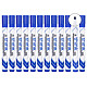 DELI Marqueur effaçable Think à sec pointe ogive 2.0mm bleu peu odorant effaçage facile x 12 Marqueur pour tableaux blancs