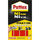 PATTEX Pochette 10 pastilles adhésives ULTRA FORT 20x40 mm Ni Clou Ni Vis Pastille adhésive