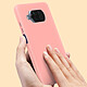 Avizar Coque Xiaomi Mi 10T Lite Silicone Gel Semi-rigide Finition Soft Touch rose pas cher