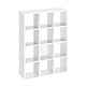 Bibliothèque 12 cases blanc MT1 Elegance bibliotheque 12 cases blanc à monter