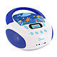 Metronic 477170 - Lecteur CD MP3 Ocean enfant avec port USB - Blanc et bleu Lecteur CD MP3 Ocean enfant avec port USB - Blanc et bleu