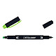 TOMBOW Surligneur Double Pointe MONO edge vert x 4 Surligneur